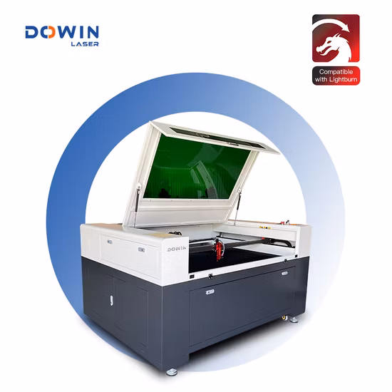 Поставщик фабрики CO2 Лазерный гравировальный станок с ЧПУ для гравировки логотипа на акриловой фанере, кожаной бумаге со смешанным металлом и без него